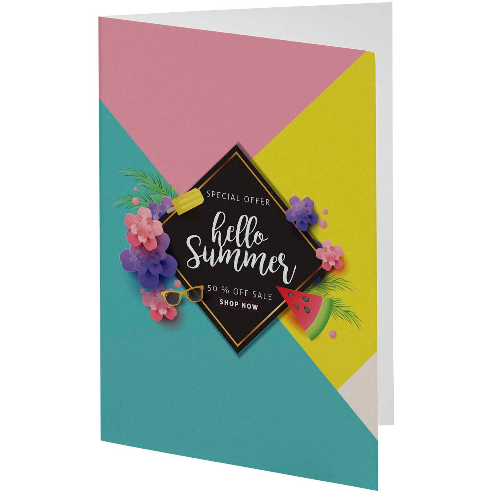 Blahoželanie Herald formátu A6, biela