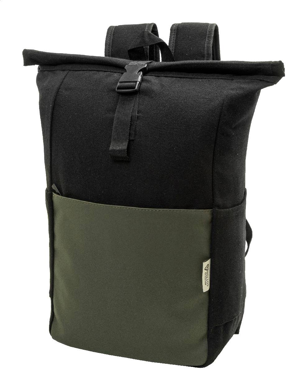 Blakkan Back batoh z recyklovaného plátna, zelená