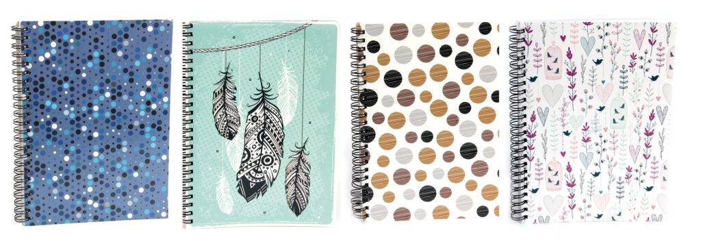 Blok A5 spirála, vícebarevná