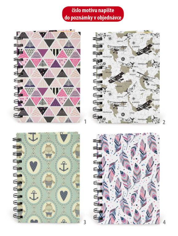 Blok A6, vícebarevný