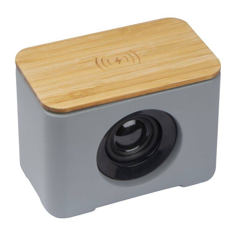 Bluetooth reproduktor a indukčná nabíjačka, sivá