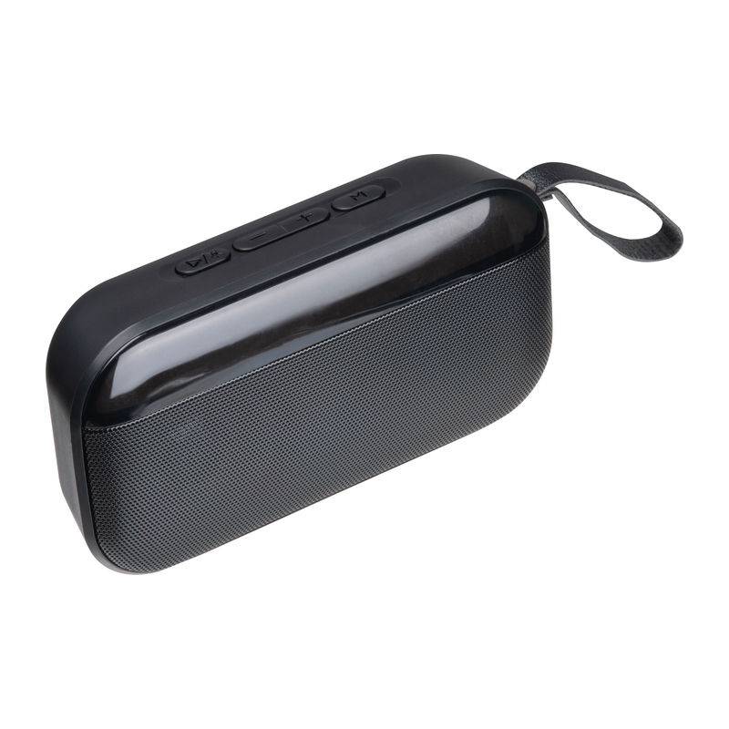 Bluetooth reproduktor s LED svetlom, čierna