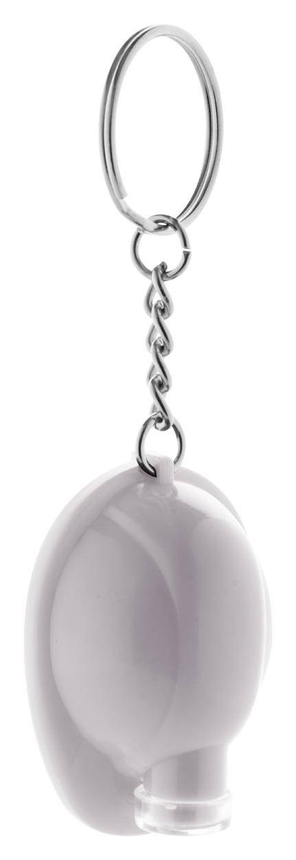 Bobby Plus prívesok na kľúče, biela