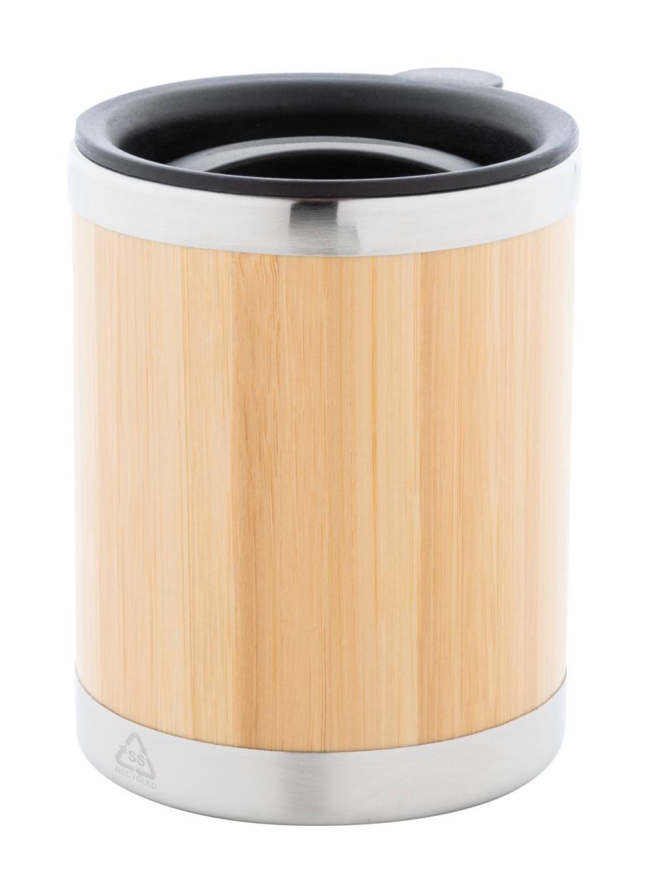 Booka termo hrnček, hnedá natural