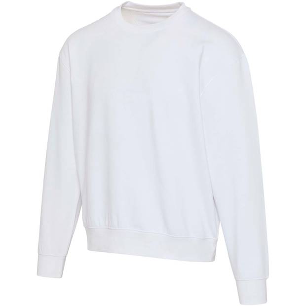 Boris unisex oversize sveter s okrúhlym výstrihom z org.materiálu 280 g/m2, biela XS Boris unisex oversize sveter s okrúhlym výstrihom z org.materiálu 280 g/m2, biela XS