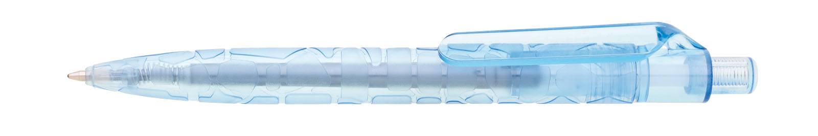 BOTTLI guľôčkové pero recyklovaný plast, modrá