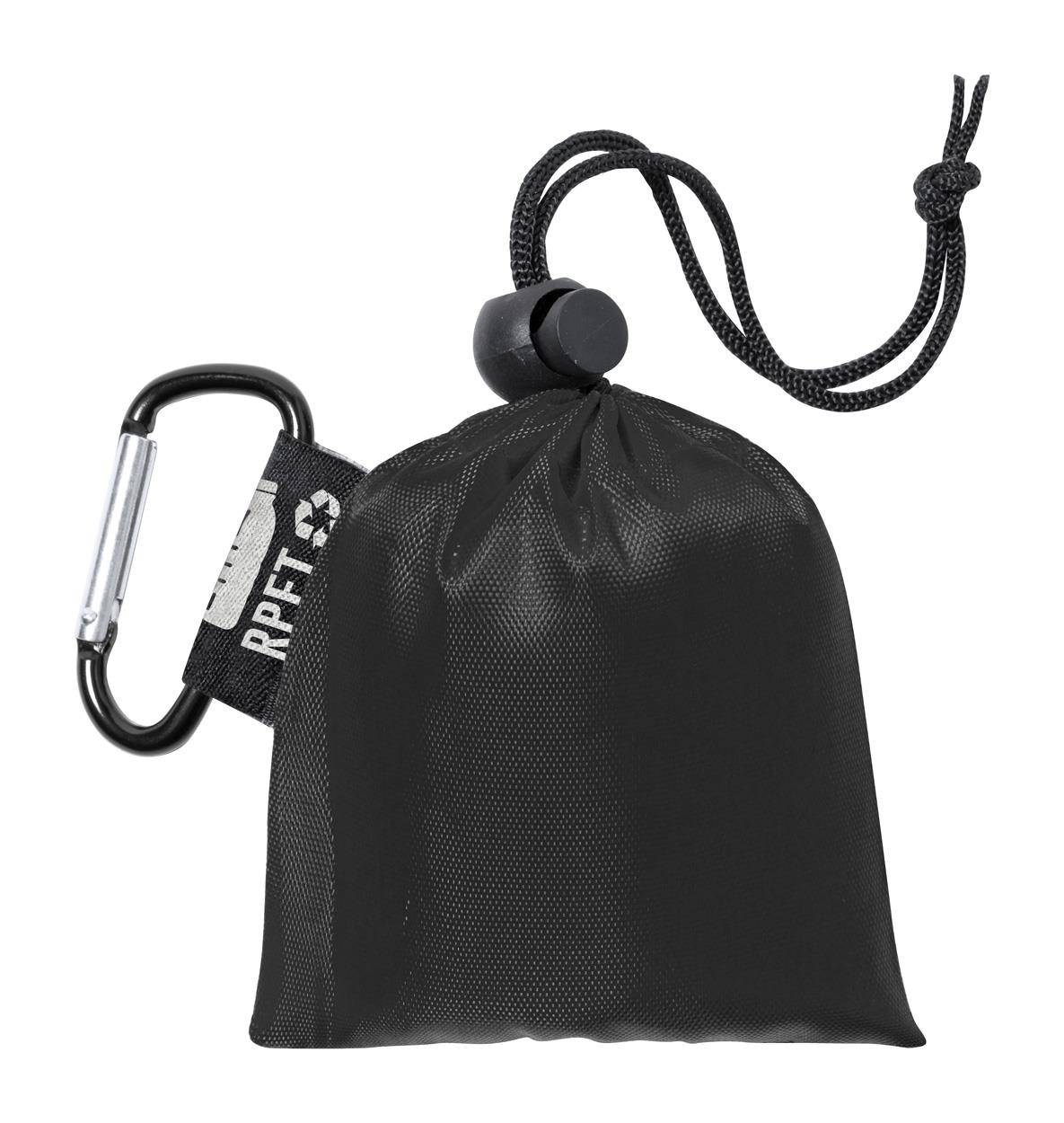 Brinek pončo, čierna  