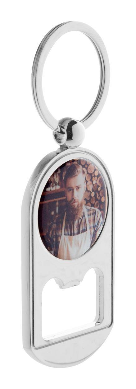 Bubbles prívesok na kľúče, sivá strieborná