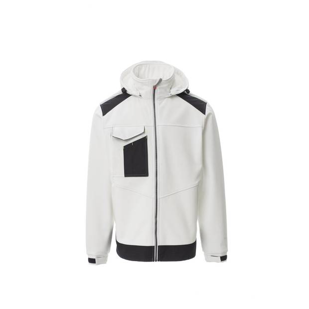 Bunda PAYPER PERFORMER 2.0, biela / čierna, M Bunda PAYPER PERFORMER 2.0, biela / čierna, M