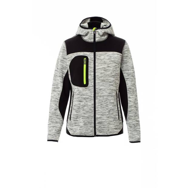 Bunda PAYPER TRIP, melange sivá / čierna - fluorescenčná žltá, M Bunda PAYPER TRIP, melange sivá / čierna - fluorescenčná žltá, M