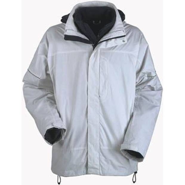 Bunda SLAZENGER 3 IN 1 JACKET sv.sivá / nám.modrá S Bunda SLAZENGER 3 IN 1 JACKET sv.sivá / nám.modrá S