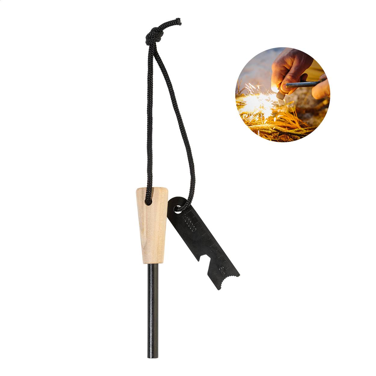 CampSpark podpaľovač ohňa, sivá Silver