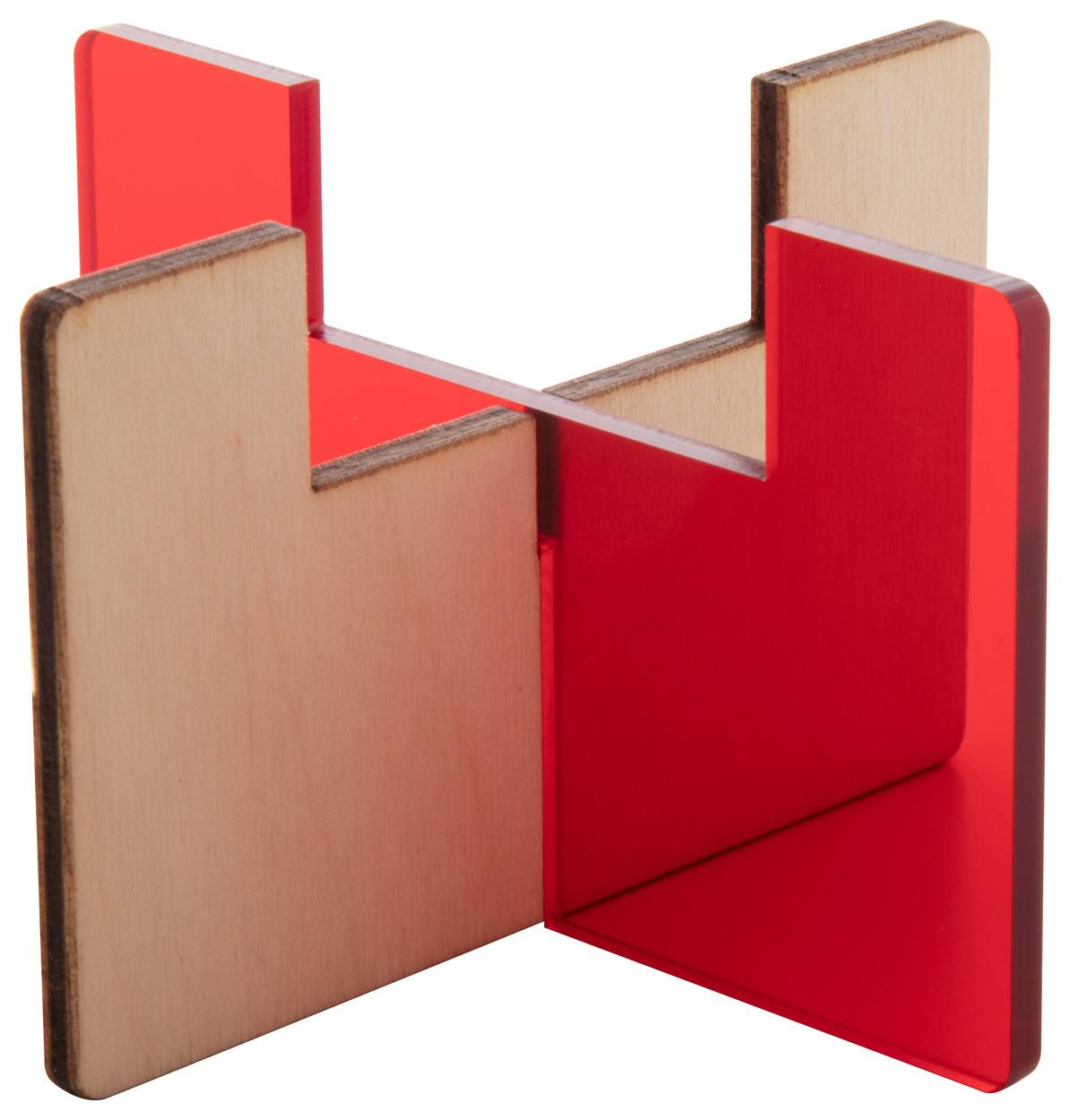 červená transparentná