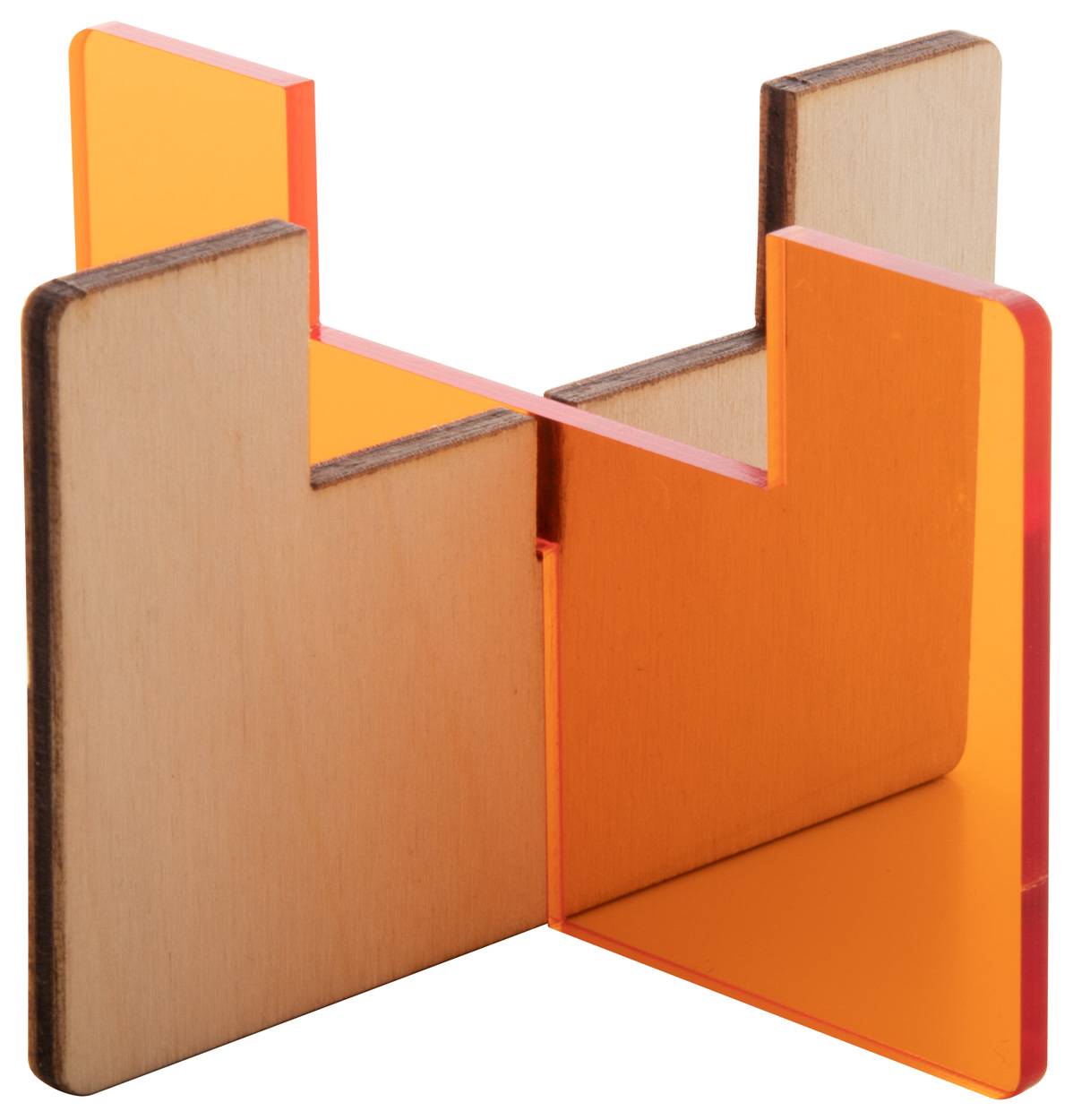 Candix Svietnik, oranžová transparentná