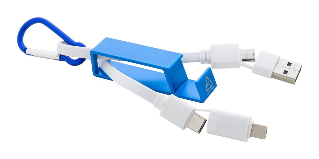 Cappy USB nabíjací kábel, modrá