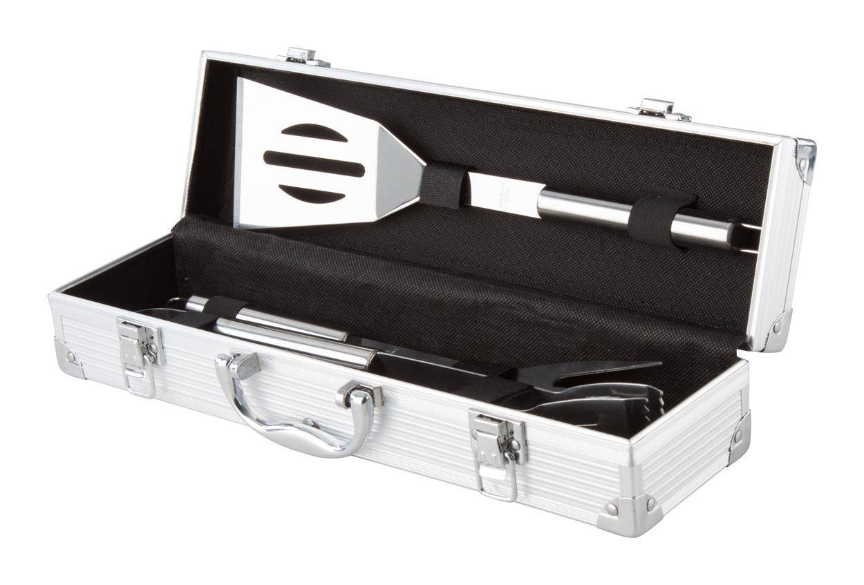 Carolina BBQ sada, šedá stříbrná