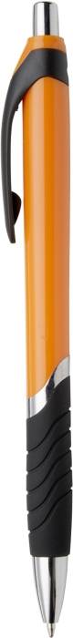 CELESTIN plastové kuličkové pero, modrá náplň, oranžová