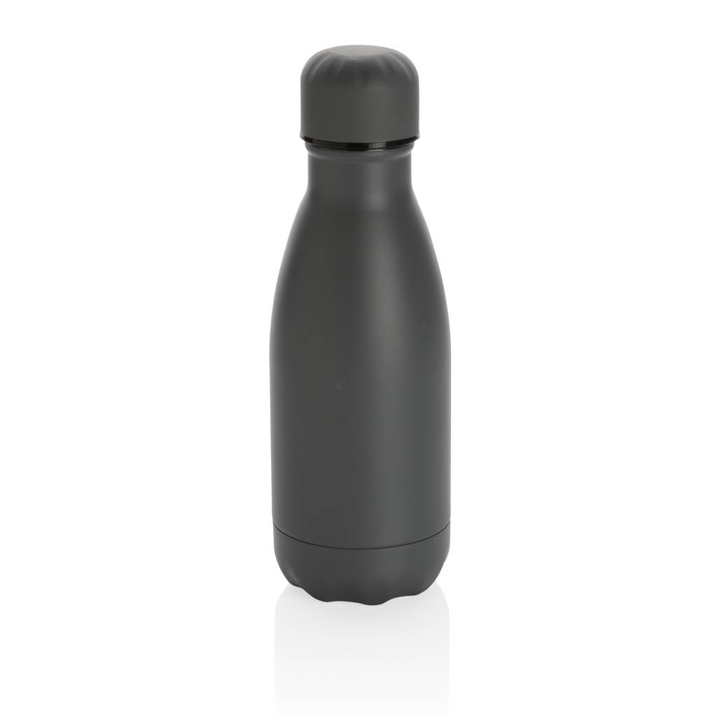 Celofarebná nerezová termo fľaša 260ml, sivá