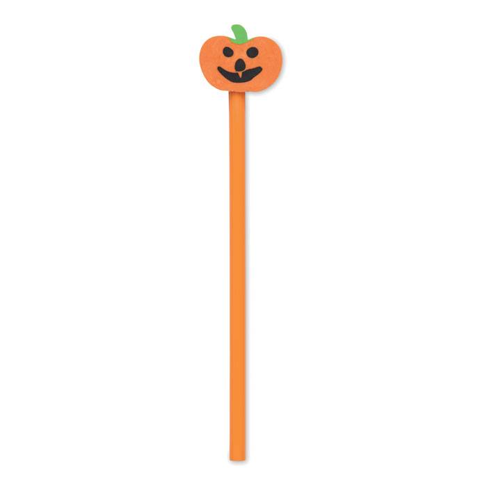 Ceruzka s gumou, Halloween., oranžová