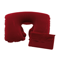 Obrázek k produktu Cestovní nafukovací polštář, červená