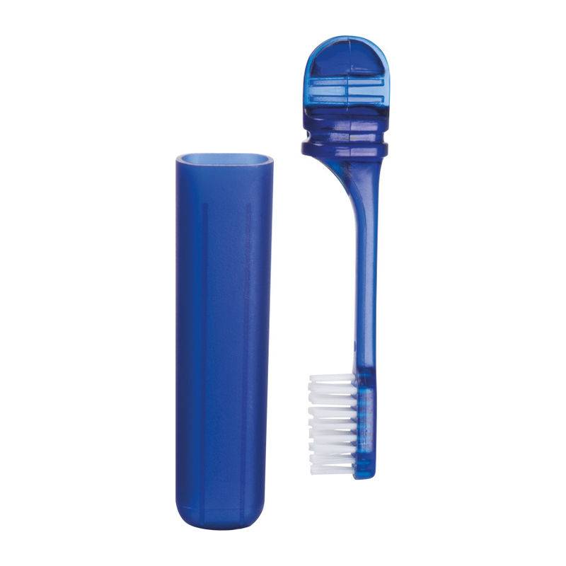 Cestovní zubní kartáček, modrá
