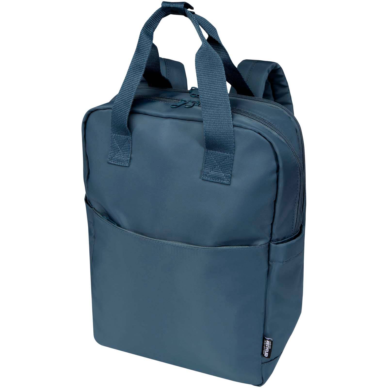 Cestovný batoh na 14″ notebook Trip Aware™ z recyklovaného materiálu s objemom 9 l, modrá Hale