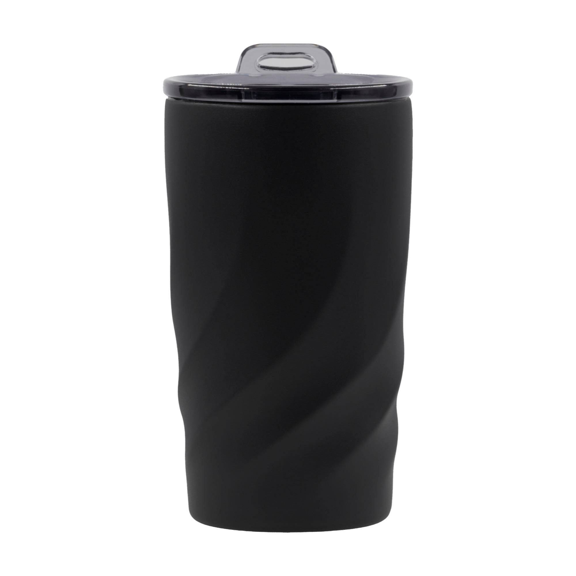 Cestovný hrnček BrandCharger Vortex Calix Ceramica | 400 ml, čierna