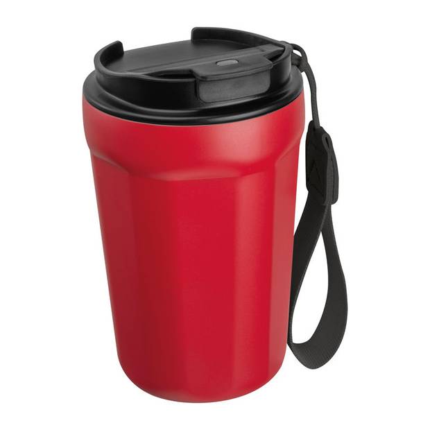 Cestovný hrnček z nehrdzavejúcej ocele 350 ml, červená Cestovný hrnček z nehrdzavejúcej ocele 350 ml, červená