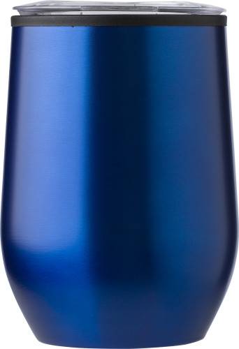 Cestovný hrnček Zoe z nehrdzavejúcej ocele, modrá námornícka