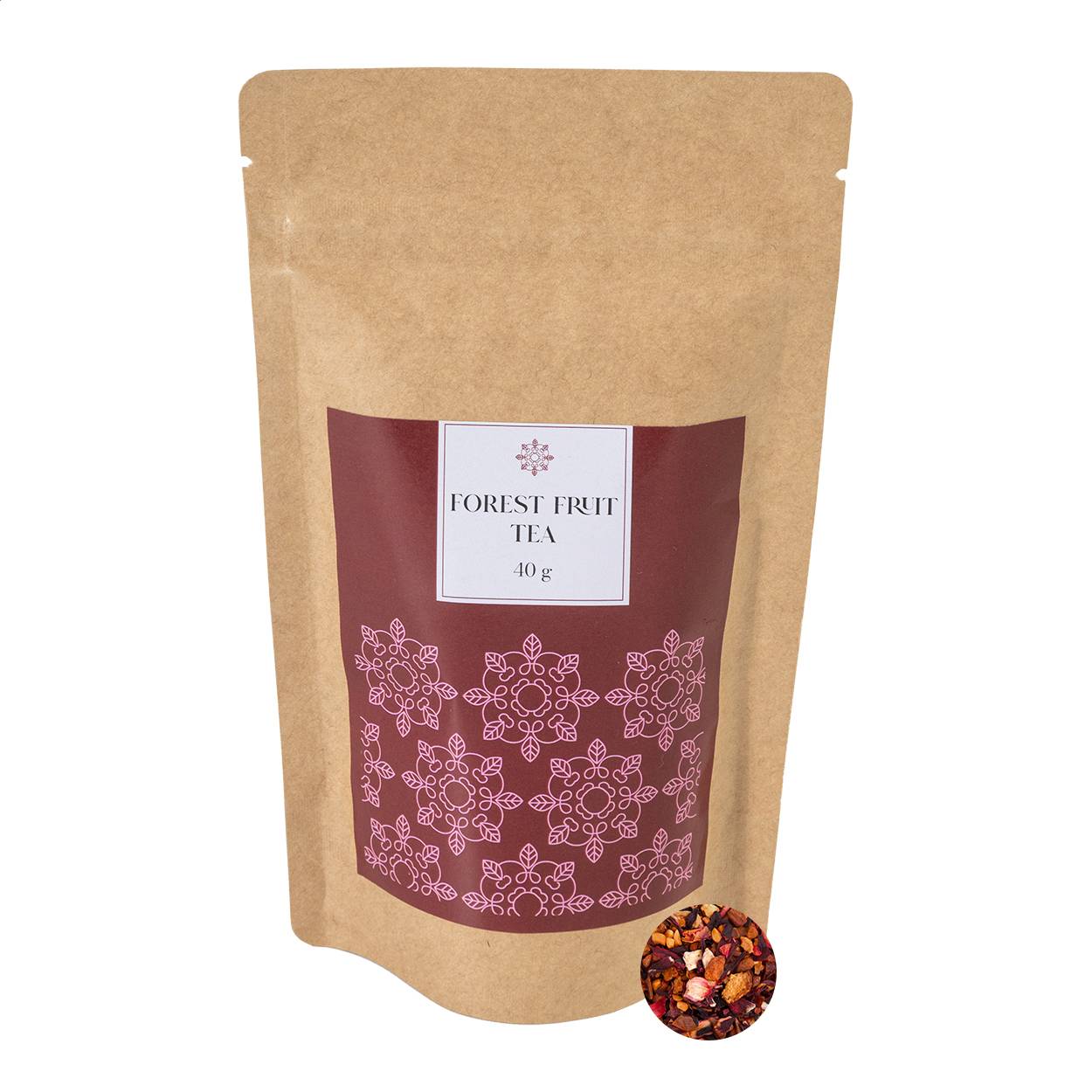 Chabag sypaný čaj, 40g - lesné plody, hnedá Natural