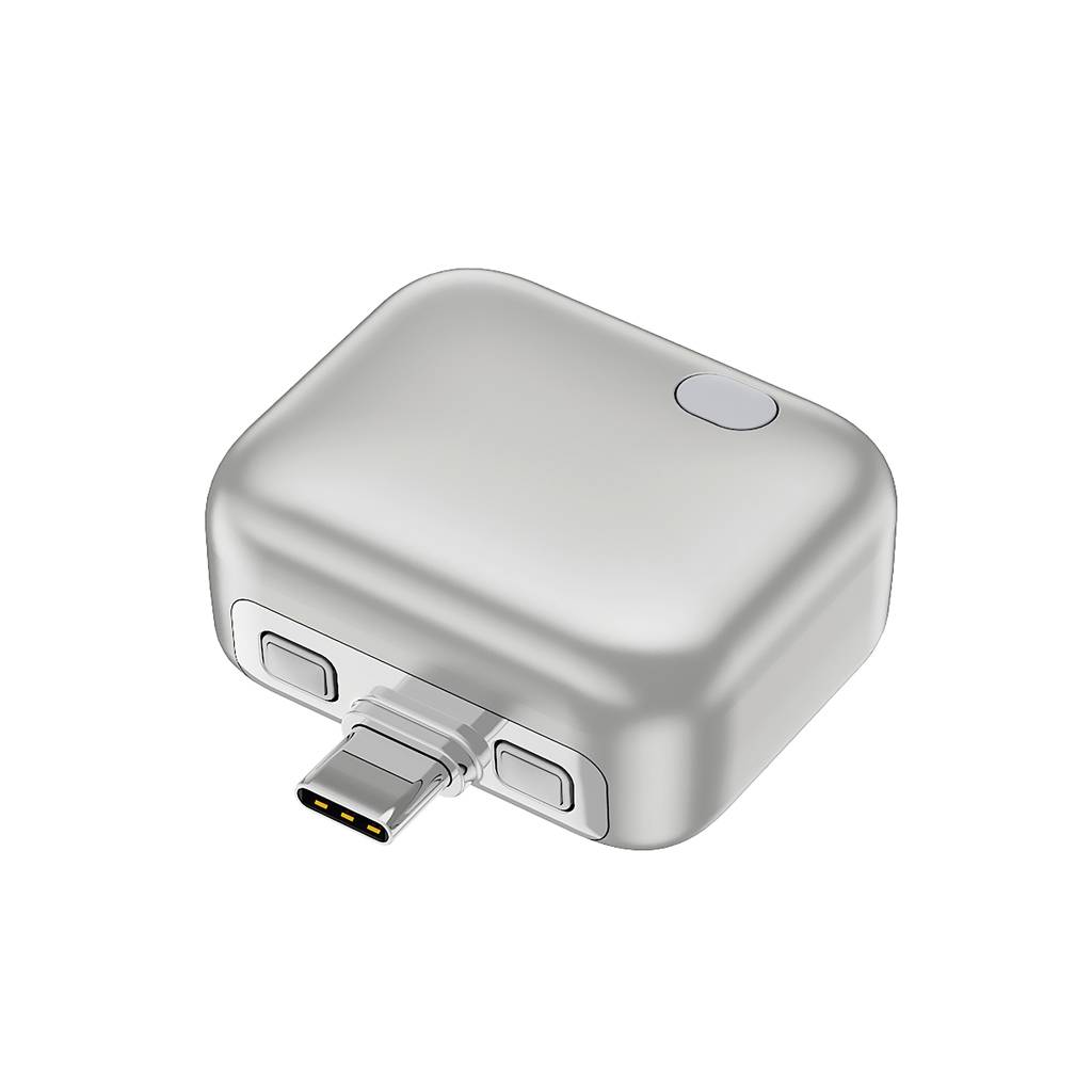 ChargeGuard RCS USB-C adaptér s auto - odpojením nabíjania, sivá Silver