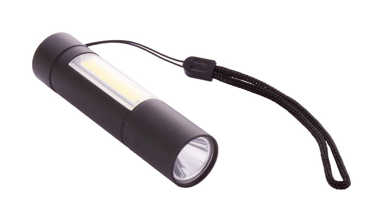 Chargelight Plus dobíjacia baterka, čierna  