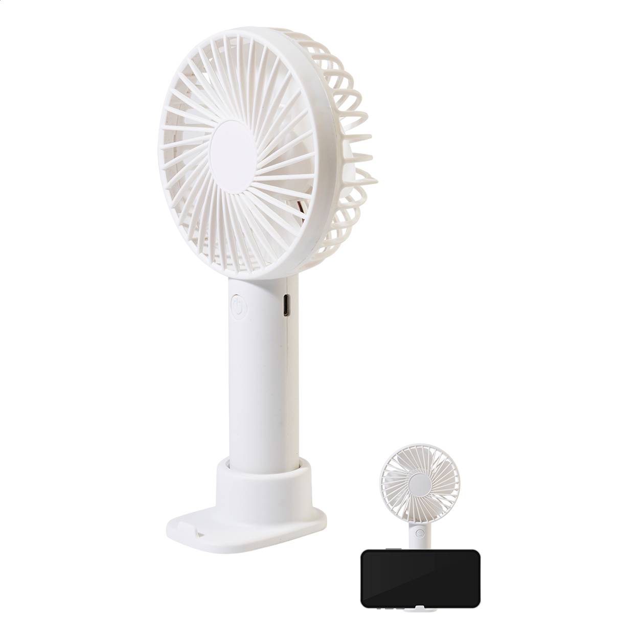 Chillmax RPP dobíjací ručný vetráčik, biela