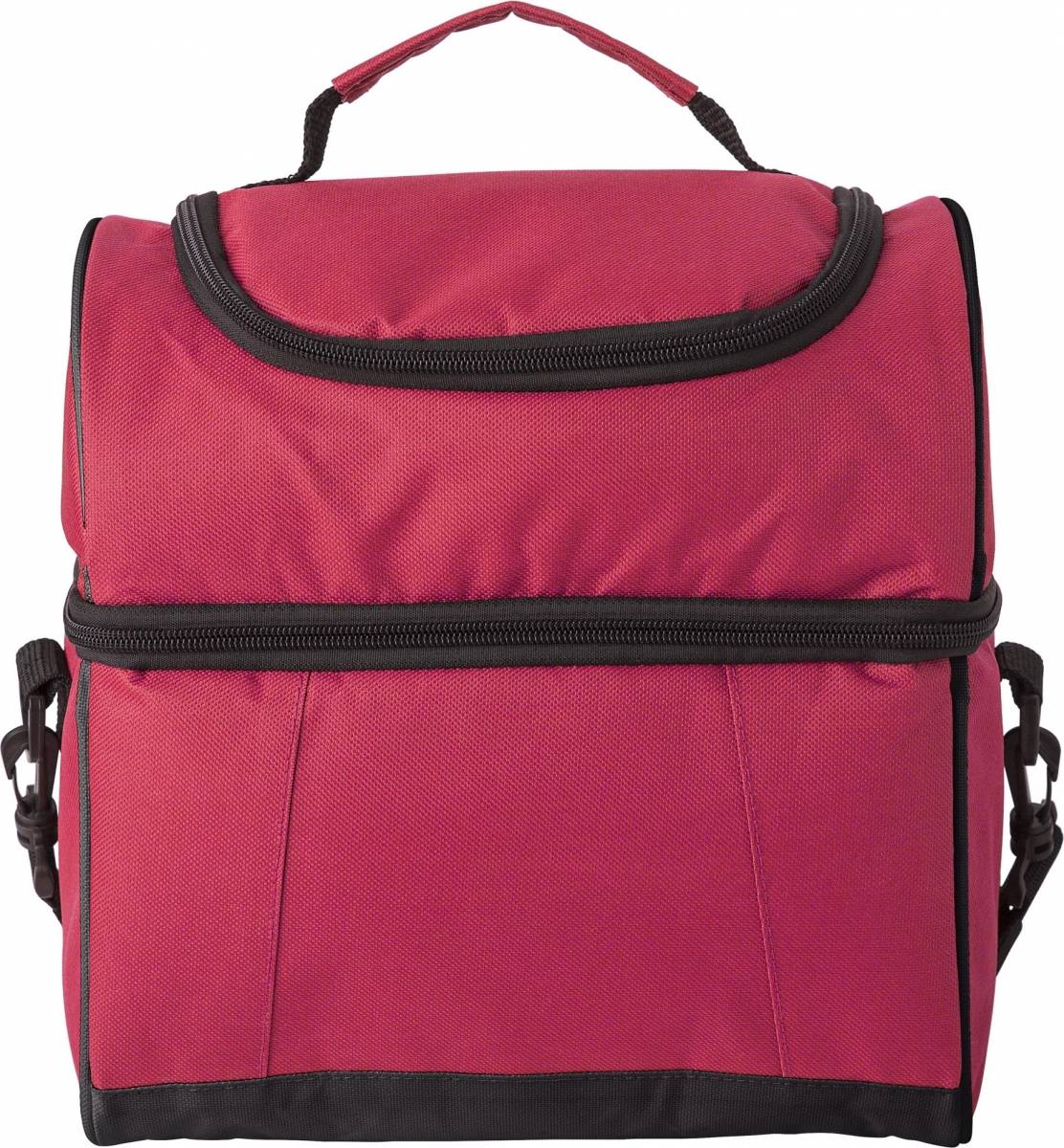 Chladiaca taška, 2 chladiace oddiely, červená