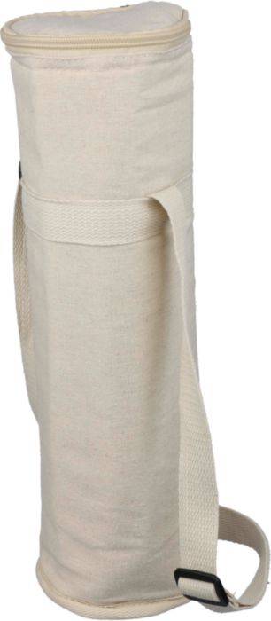 Chladiaca taška na fľašu Eugene z recyklovanej bavlny (270 gsm)., hnedá khaki