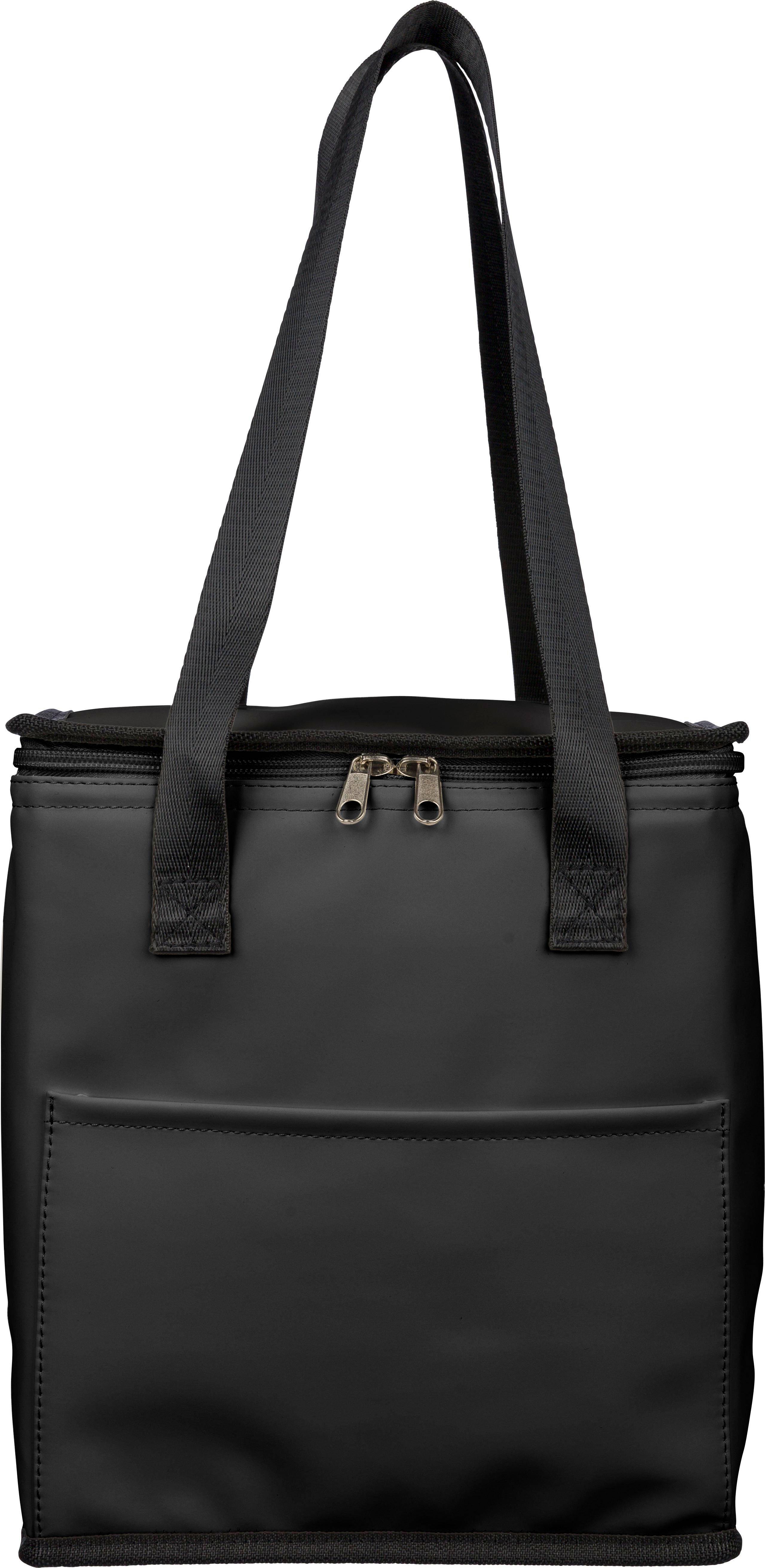 Chladiaca taška z recyklovaného PU Adira, čierna