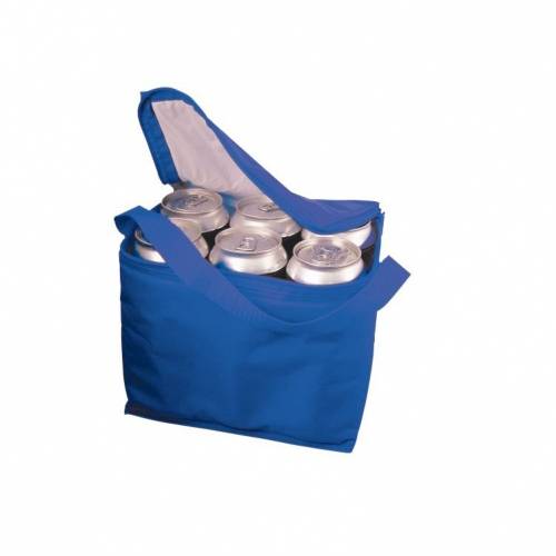 Chladící taška na 6 plechovek 0,5 l, modrá