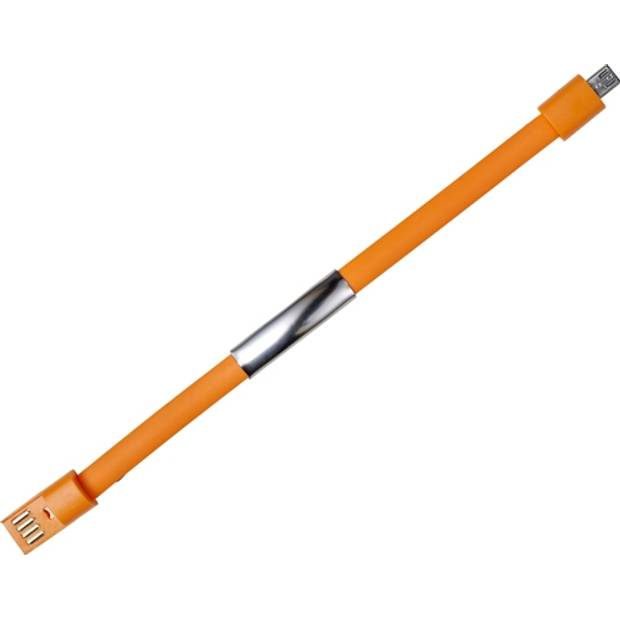 CHORATO silikónový USB náramok, oranžová CHORATO silikónový USB náramok, oranžová