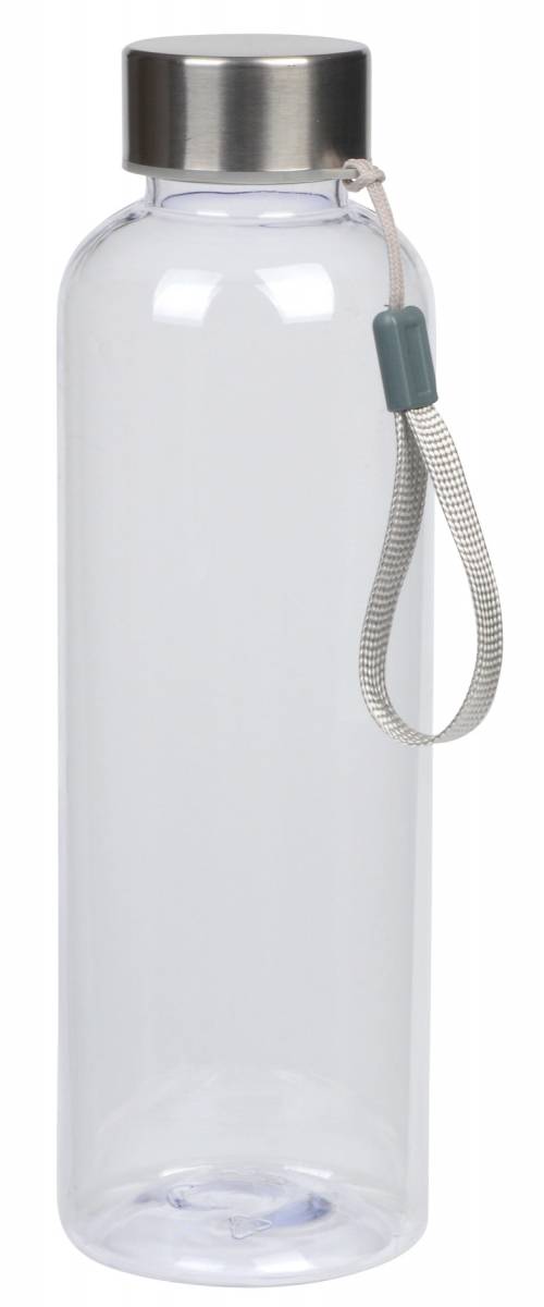 Číra fľaša na pitie s farebným nádychom, objem 550 ml, transparentná