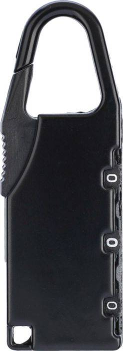 Číselný visiaci zámok zo zinkovej zliatiny April, čierna