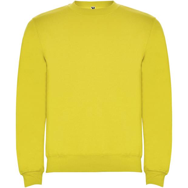 Clasica unisex svetr s výstřihem crewneck, Žlutá, XS Clasica unisex svetr s výstřihem crewneck, Žlutá, XS