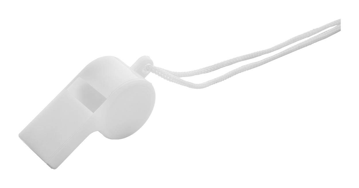 Claxo píšťalka, biela