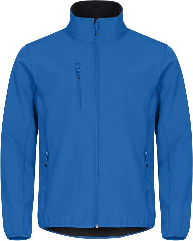 Clique|Classic Softshell Jkt M, Pánska 3vrstv.softshell bunda, modrá Royal, 4XL