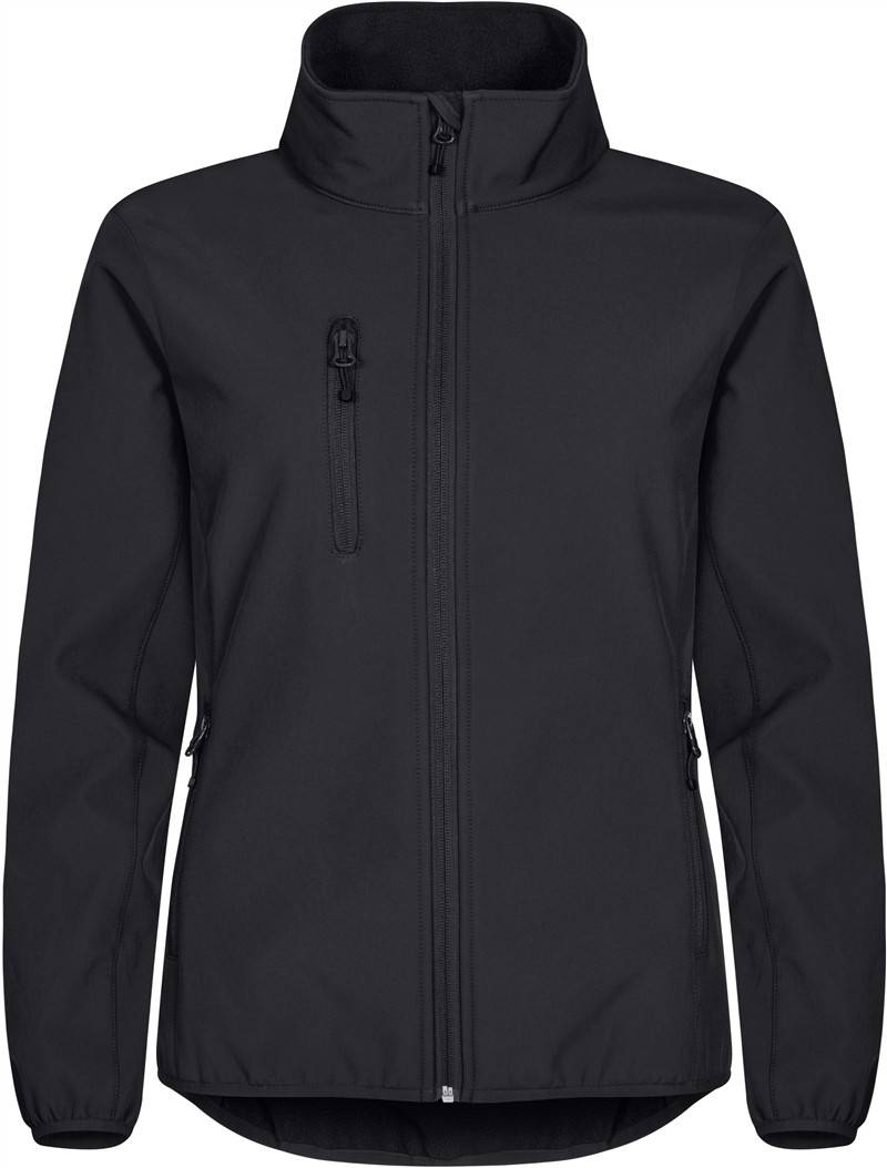 Clique|Classic Softshell Jkt W, Dámska 3vrstv.softshell bunda, čierna, XS