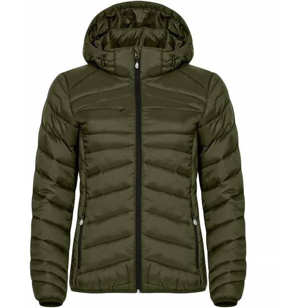 Clique|Idaho Jacket Women, Dámska prešív. bunda, zelená Fog, S Clique|Idaho Jacket Women, Dámska prešív. bunda, zelená Fog, S