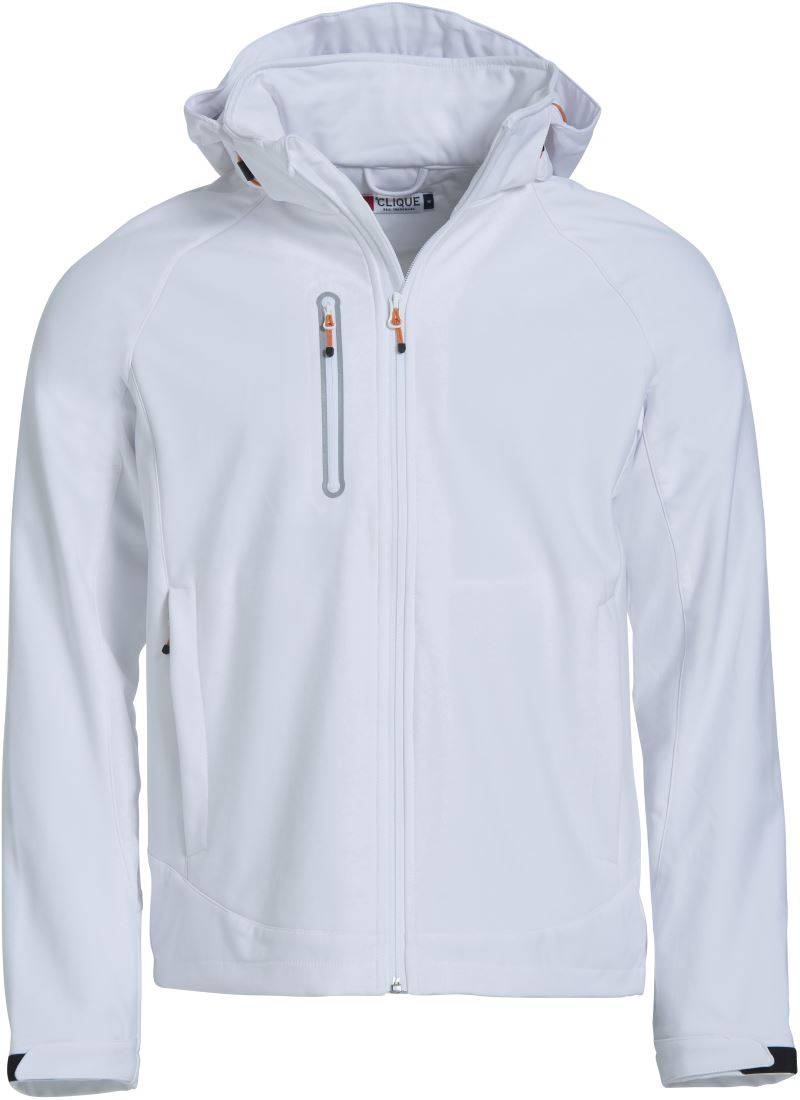 Clique|Milford Jacket Men, Pánska 3vrstv.softshell bunda, biela, XS