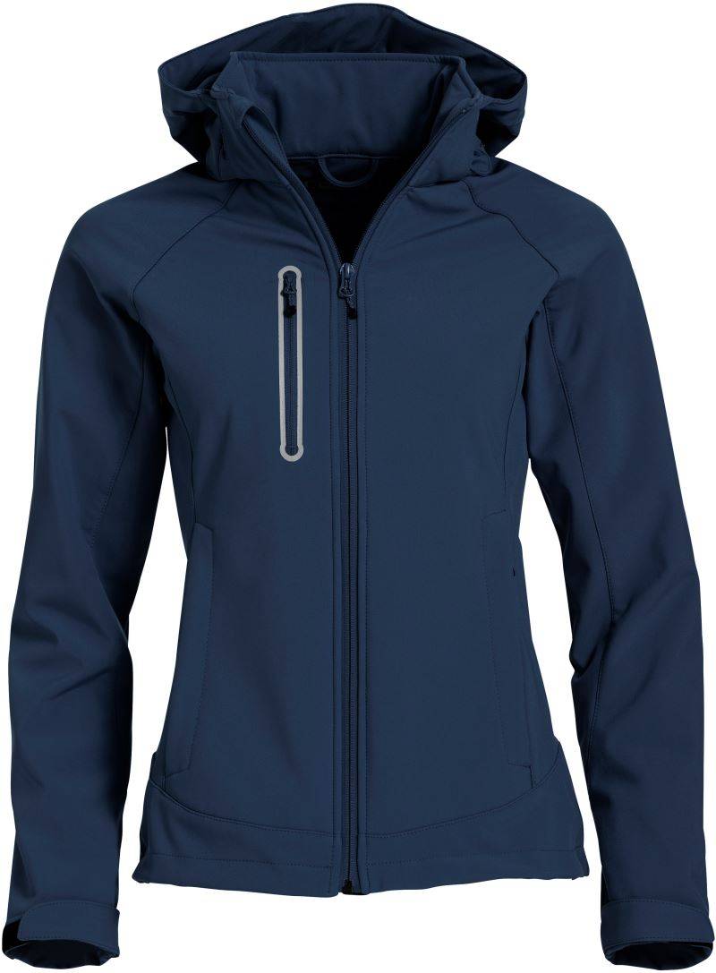 Clique|Milford Jacket Women, Dámska 3vrstv.softshell bunda, modrá Dark Navy, L