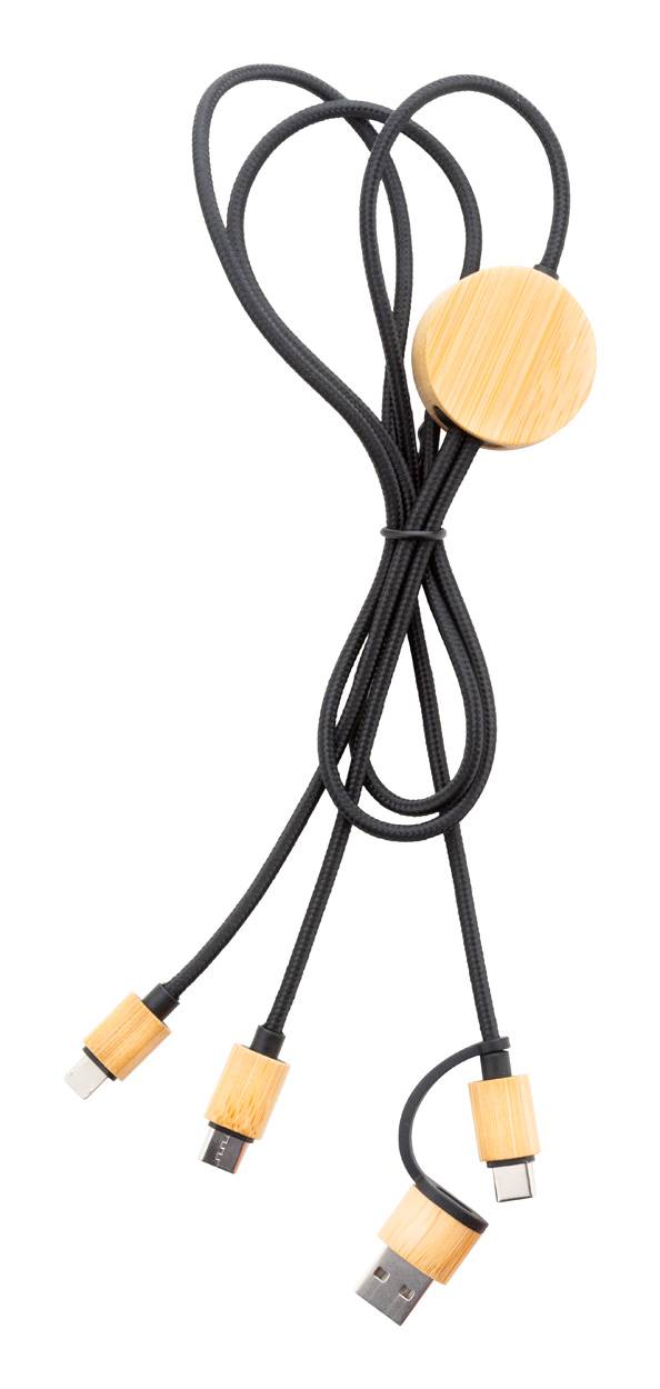 Cobbel USB nabíjací kábel, hnedá natural