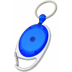 Obrázek k produktu CORTINA karabina s kroužkem na klíče, skipas, modrá