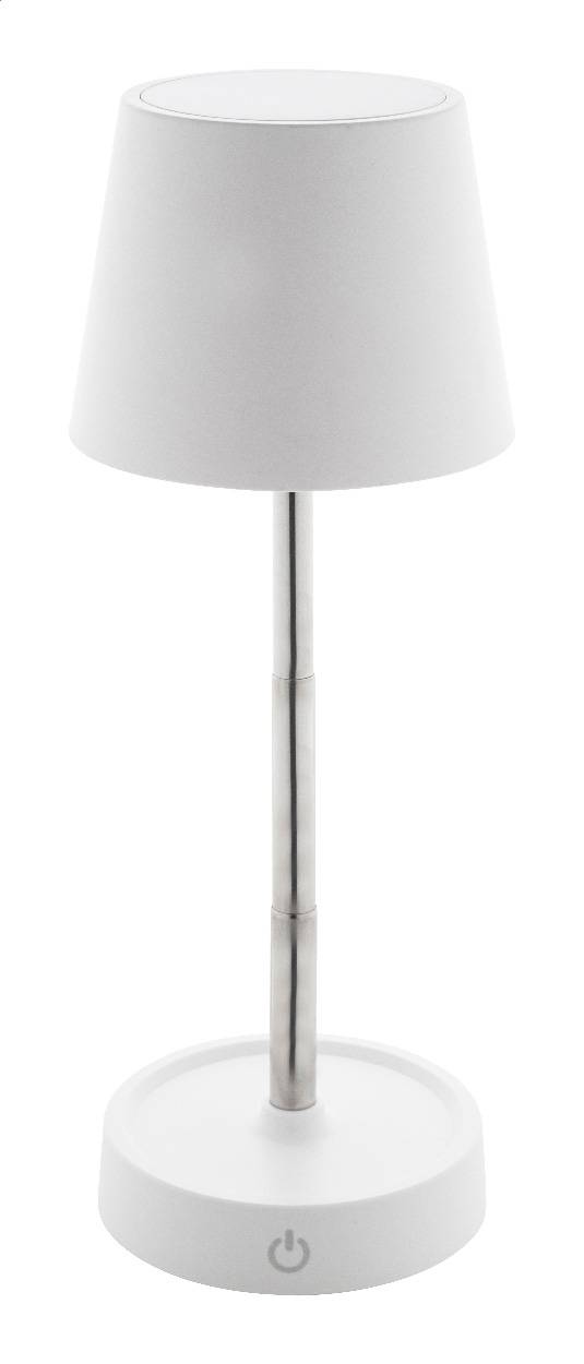 Cosmopolitan barová stolná lampa RABS, biela